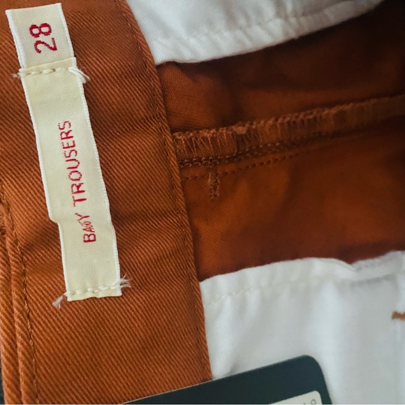 Levi’s Premium Baggy Trousers in Baked Clay Twill -Brown Size 28x31 - Picture 15 of 16